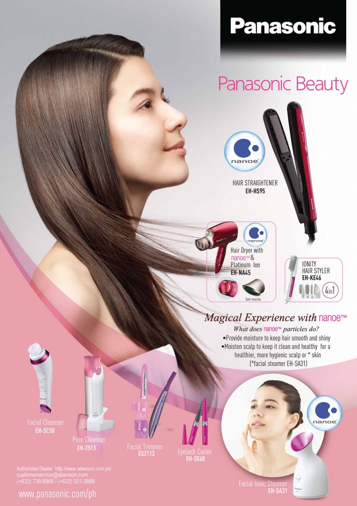 Panasonic nanoe top hair straightener