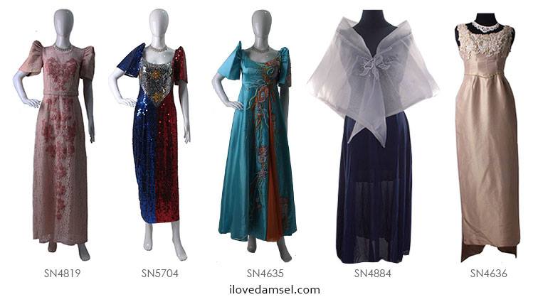 filipiniana costume for sale