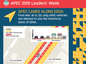 Road and Traffic Advisory for APEC 2015