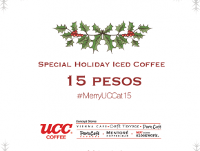 UCC Special Holiday Coffee: 15 Pesos to Celebrate 15 Years