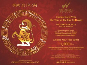 Hang tight 2016, New Year of the Fire Monkey at Manila Pavilion Hotel