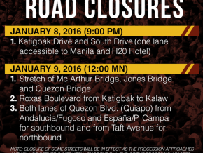 Traffic Advisory: Road Closures on Quiapo Day