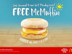 Free McMuffins on March 14: It’s National Breakfast Day!