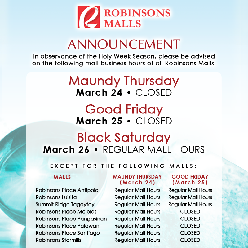 robinsons malls