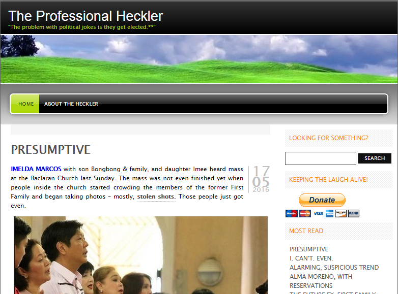 professional heckler
