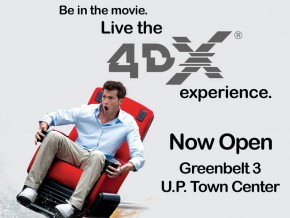 4DX cinemas now open at UP Town Center and Greenbelt 3