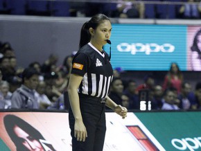 A first for the PBA: Janine Nicandro is first female referee