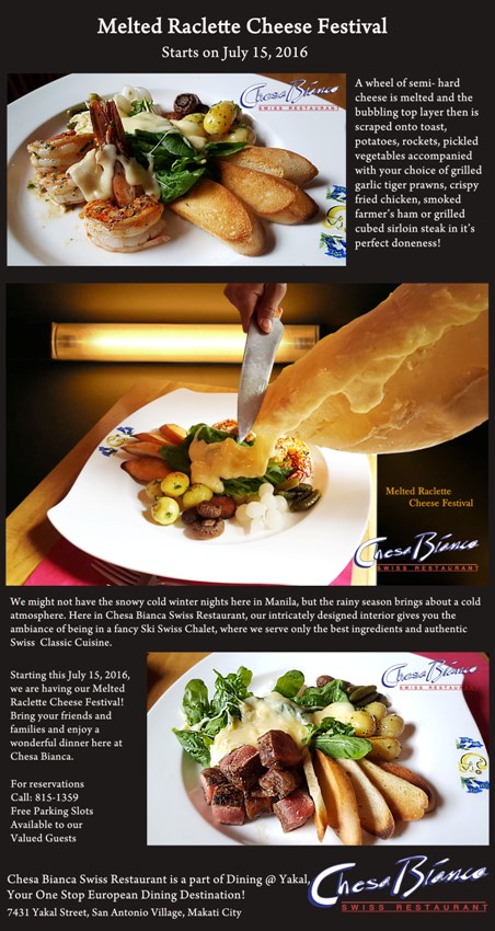 Melting Raclette Cheese