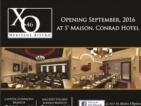 Opening Soon: XO46 S’ Maison, Conrad Hotel Branch