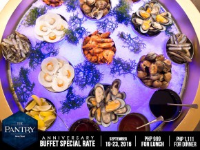 The Pantry at Dusit Thani is turning 1 and they have a special buffet rate for you