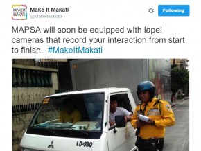 MAPSA transactions to be recorded with lapel cameras