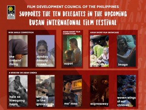 10 Filipino films to be shown at Busan Int’l Film Fest