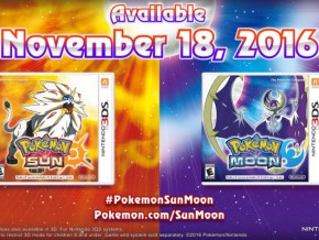 Pokémon Sun and Moon to be released on Nov. 18!