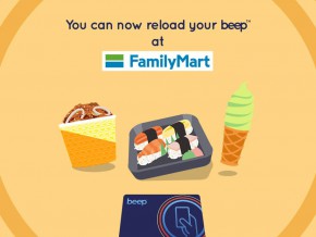 FamilyMart is now accepting loading and payments via beep™ card