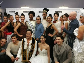 Filipino Fashion Designer John Ablaza in New York Fashion Show