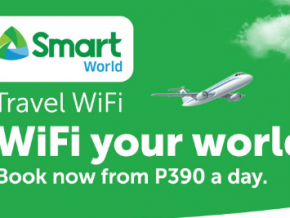 Stay connected wherever you are as Smart offers World Travel WiFi