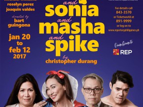 Cherie Gil headlines REP’s 2017 season opener ‘Vanya and Sonia and Masha and Spike’