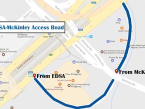 MMDA to open access road between EDSA and McKinley Rd