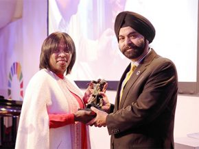 Mastercard awarded Hunger Hero Award