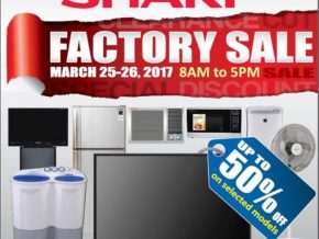 Get 50% off at SHARP Philippines’ First Factory Outlet Sale on March 25-26