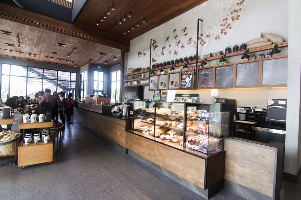 LOOK: Starbucks unveils 'biggest' store along Macapagal ...