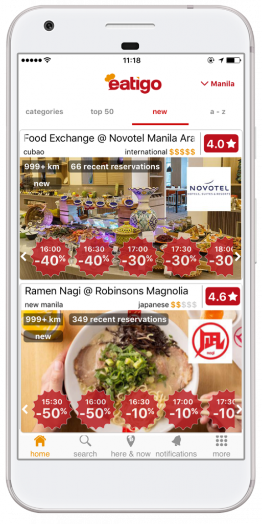 Eatigo Get the best discounts on your online reservation Philippine Primer