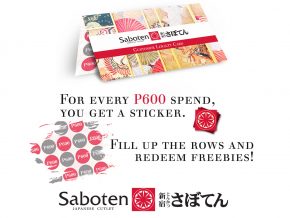 Saboten Loyalty Card Promo: Get Treats for Treating Yourself!