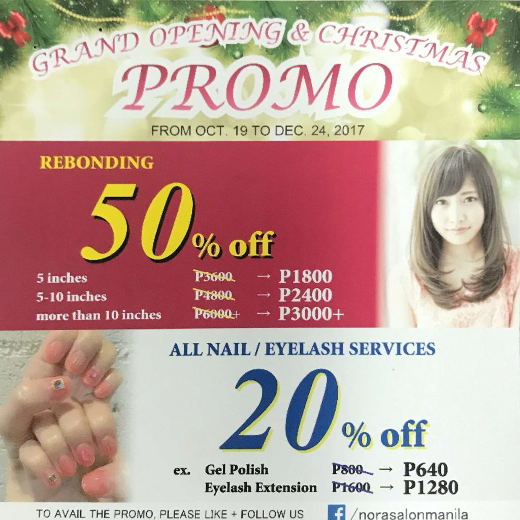 NORA Hair Salon Manila’s Grand Opening Philippine Primer