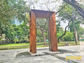 The McMicking Memorial unveiled at Ayala Triangle Gardens