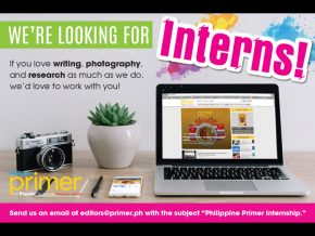 Philippine Primer is looking for INTERNS!