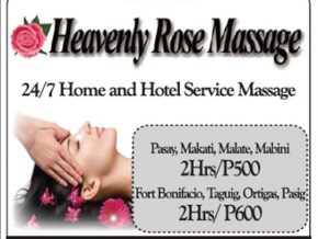 PROMO: Free Foot Scrub with Heavenly Rose Massage