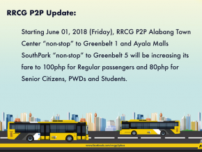 Greenbelt-Alabang ‘Non-Stop’ Buses Increase Fare