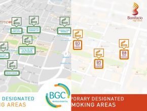 BGC announces location of Temporary Smoking Areas