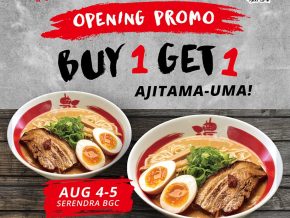 PROMO: Bari-Uma Ramen’s Buy 1 Get 1 Ajitama-Uma in Serendra!
