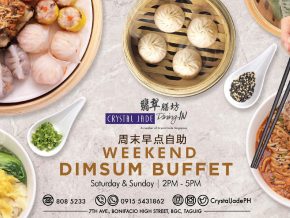 PROMO: Crystal Jade Dining IN’s Weekend Dimsum Buffet in BGC