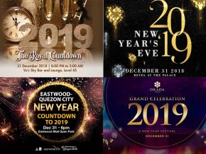LIST: 2019 New Year’s Eve Party Countdowns in the Metro