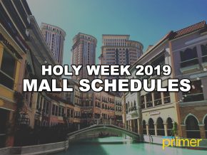 Holy Week Mall Schedules 2019