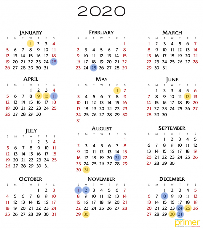 List Official Holidays In Ph Philippine Primer