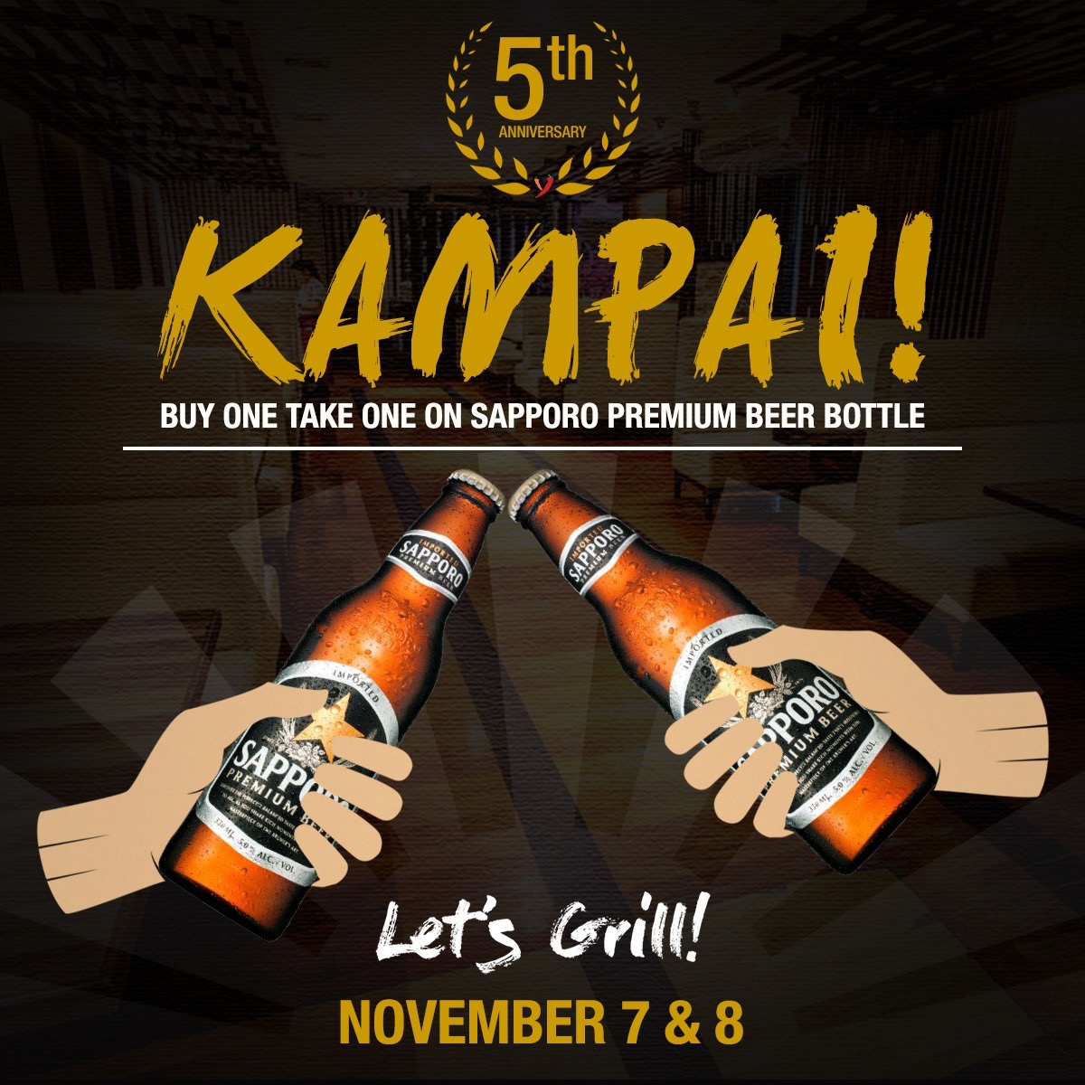 YOKOHAMA Meat Kitchen in Makati Celebrates 5th Anniversary with TwoDay