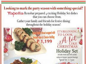 Celebrate the Festive Season with Tapella’s Holiday Set Dishes