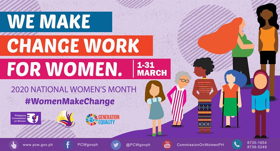 LIST 2020 National Women’s Month Events and Activities Philippine Primer