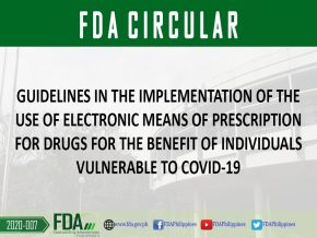 FDA Allows Use of Electronic Prescription During ECQ