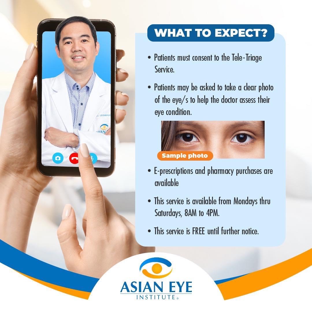 Asian Eye Institute Provides Virtual Consultations and Eye Care