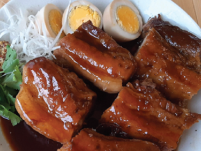 Simple and Easy Japanese-style Soy and Beer Braised Pork Belly