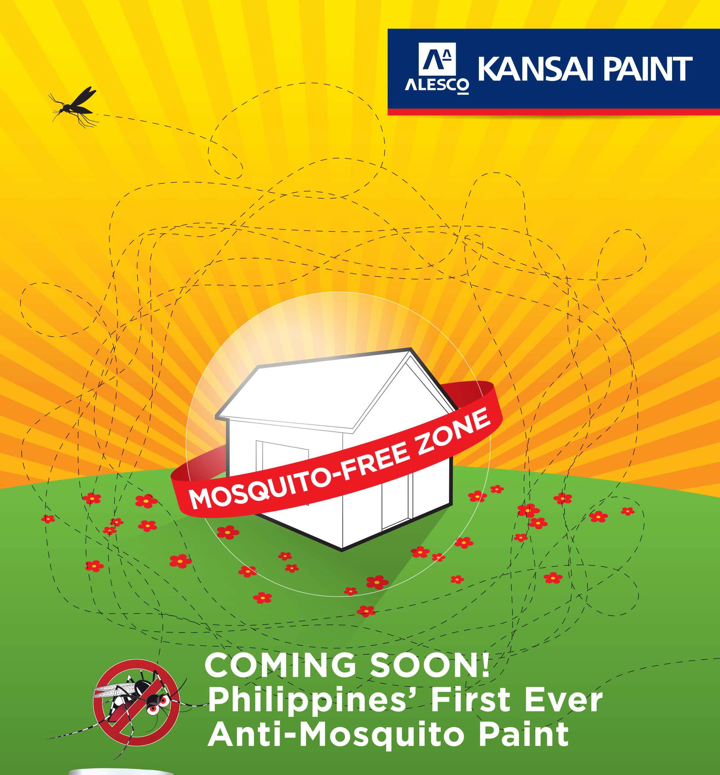 Coming Soon Kansai Paint The Philippines First Ever Anti Mosquito Paint Philippine Primer
