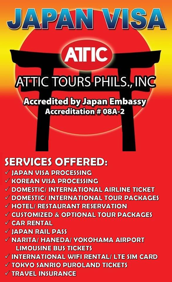 attic tours tourist visa requirements