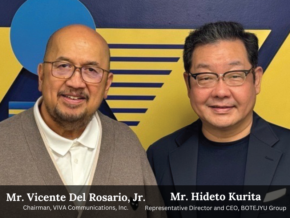 BUSINESS LEGENDS: BOTEJYU Group Representative Director & CEO Hideto Kurita and VIVA Communications Inc. Chairman Vicente Del Rosario, Jr.