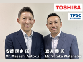 Business Talk with Yutaka Watanabe, Executive Officer, General Manager of Industrial Systems Division, Toshiba Plant Systems Corporation and Masashi Antoku, President, TPSC Philippines Corporation