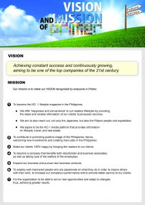 VISION & MISSION | Philippine Primer
