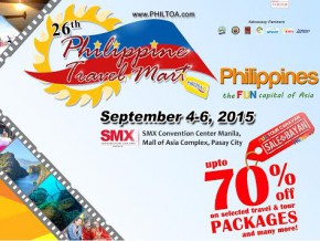 Avail of Discounted Tours at the Philippine Travel Mart from Sep 4-6